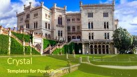  Presentation with italy - PPT layouts consisting of one-of-the-most-beautiful background and a tawny brown colored foreground