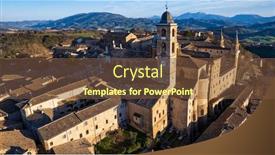  Presentation with region - Presentation design with one-of-the-most-beautiful background and a tawny brown colored foreground