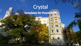  Presentation with czech republic - Cool new presentation theme with one of the most visit backdrop and a  colored foreground