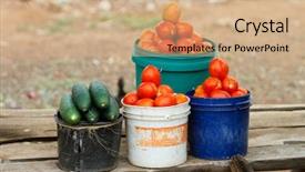  Presentation with traditional - Cool new slide set with collections revenues - close up of golden fountain backdrop and a cream colored foreground