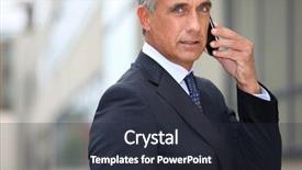  Presentation with real estate - Colorful slide deck enhanced with one one - real estate promoter on phone backdrop and a wine colored foreground