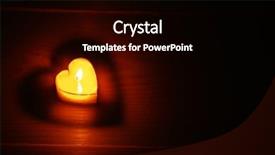  Presentation with atmosphere - Presentation design featuring one one - romantic atmosphere with candle lights background and a black colored foreground