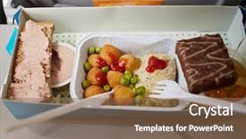  Presentation with cardboard - Beautiful PPT theme featuring one passenger in cardboard box backdrop and a  colored foreground