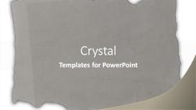  Presentation with paper - Presentation theme having one-piece-of-ripped-paper background and a gray colored foreground
