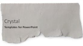  Presentation with paper - Presentation theme with one-piece-of-ripped-paper background and a light gray colored foreground