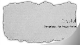  Presentation with paper - PPT theme with one-piece-of-ripped-paper background and a light gray colored foreground