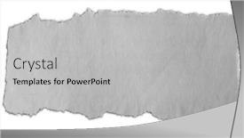  Presentation with paper - Presentation with one-piece-of-ripped-paper background and a light gray colored foreground