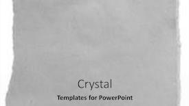  Presentation with paper - PPT theme having one-piece-of-ripped-paper and a light gray colored foreground