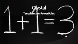  Presentation with little children writing - Amazing slides having one plus one - writing 1 1 3 backdrop and a black colored foreground
