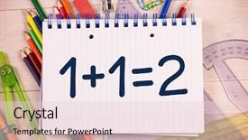  Presentation with sports table tennis two ping - Cool new presentation with one plus one equals two backdrop and a lemonade colored foreground