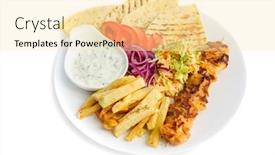  Presentation with roasted chicken - 