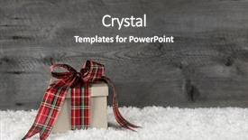  Presentation with red grey - Slide set having one red green checkered christmas background and a dark gray colored foreground