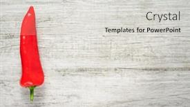  Presentation with sweet - Colorful presentation enhanced with one-ripe-sweet-red-kapia backdrop and a light gray colored foreground