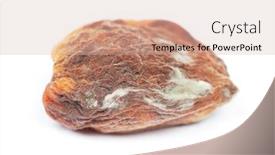  Presentation with apricot - Beautiful PPT theme featuring one-rotten-apricot-isolated backdrop and a soft green colored foreground