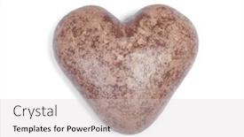  Presentation with gingerbread - Colorful PPT theme enhanced with one russian gingerbread isolated on white backdrop and a light gray colored foreground