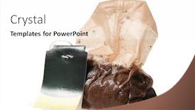  Presentation with high tea - Audience pleasing presentation theme consisting of one-used-tea-bag-macro backdrop and a white colored foreground