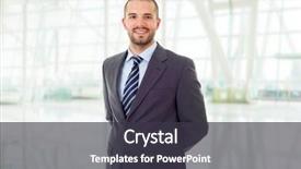  Presentation with office ergonomics man worker exercising - Presentation design enhanced with one vision - happy business man portrait background and a dark gray colored foreground