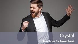  Presentation with urine of funny - Beautiful PPT theme featuring one voice - portrait of a funny young backdrop and a gray colored foreground