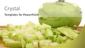  Presentation with cut - Presentation with one-whole-and-one-cut background and a white colored foreground