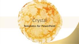  Presentation with grilled - Audience pleasing slide set consisting of one-whole-grilled-crepe-isolated backdrop and a yellow colored foreground