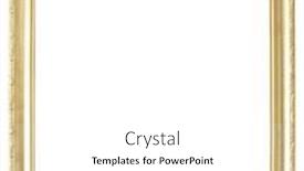  Presentation with frame - Cool new slide set with one-wooden-frame-isolated backdrop and a white colored foreground