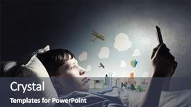  Presentation with teenage suicide - Beautiful theme featuring one world play - teenage boy in pajamas lying backdrop and a tawny brown colored foreground