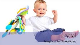  Presentation with released - Amazing presentation design having one year old baby boy backdrop and a  colored foreground