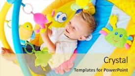  Presentation with old photo - Cool new slide set with one year old baby boy backdrop and a  colored foreground