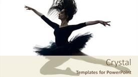  Presentation with long hair - Slides with one-young-beautiful-long-hair background and a cream colored foreground