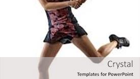  Presentation with tennis - Theme having one-young-tennis-player-asian background and a light gray colored foreground