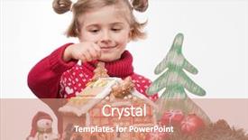  Presentation with merru christmas - Amazing slide deck having oneself made christmas cookies house backdrop and a coral colored foreground