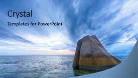  Presentation with boulder - Beautiful slide set featuring onesource - beautifully shaped granite boulder backdrop and a light blue colored foreground