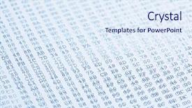  Presentation with coding binary code blue polygonal - Slides featuring onesource - codes background in blue tone background and a sky blue colored foreground