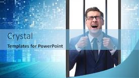  Presentation with internet - Presentation with online-and-internet-dependency-concept background and a light blue colored foreground