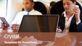  Presentation with work the word in your life - Theme consisting of online booking - businessman commuting to work background and a tawny brown colored foreground