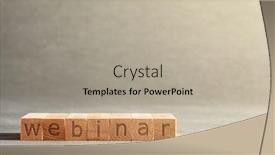 Presentation with blocks - Theme with online-business-inscription-engraved background and a light gray colored foreground