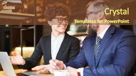  Presentation with data analyst - Cool new PPT layouts with online data while discussing change backdrop and a tawny brown colored foreground