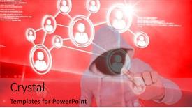  Presentation with digital data a human eye - Audience pleasing slide set consisting of online immage storese - digital composite of digital composite backdrop and a coral colored foreground