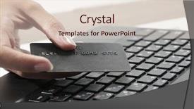  Presentation with online payment - Colorful presentation theme enhanced with online payment backdrop and a  colored foreground