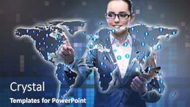  Presentation with job search - Beautiful slides featuring online-recruitment-and-job-search backdrop and a ocean colored foreground