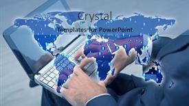  Presentation with job search - Colorful slides enhanced with online-recruitment-and-job-search backdrop and a teal colored foreground