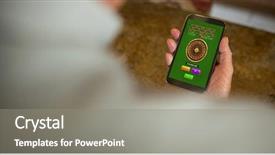  Presentation with roulette - PPT layouts consisting of online roulette game against cropped background and a gray colored foreground