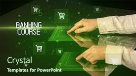  Presentation with online banking - Amazing slide deck having online-shopping-with-banking-course backdrop and a tawny brown colored foreground