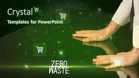  Presentation with online shopping - Theme enhanced with online-shopping-with-zero-waste background and a tawny brown colored foreground