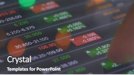  Presentation with trading online - Amazing slides having online stock market trading backdrop and a dark gray colored foreground