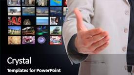  Presentation with cognitive perspective - Audience pleasing PPT layouts consisting of online tv - businessman over perspective tv screen backdrop and a black colored foreground