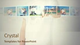  Presentation with virtual technology - Slide deck featuring online tv - technology internet tv and virtual background and a cream colored foreground