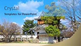  Presentation with ancient japan - Slide deck featuring only-preserved-unique-ancient-watch background and a light blue colored foreground