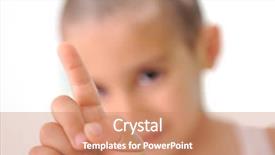  Presentation with kid bone - Theme enhanced with only put your text here background and a coral colored foreground