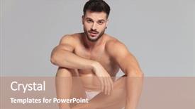  Presentation with young - Theme featuring only underwear is resting down background and a coral colored foreground